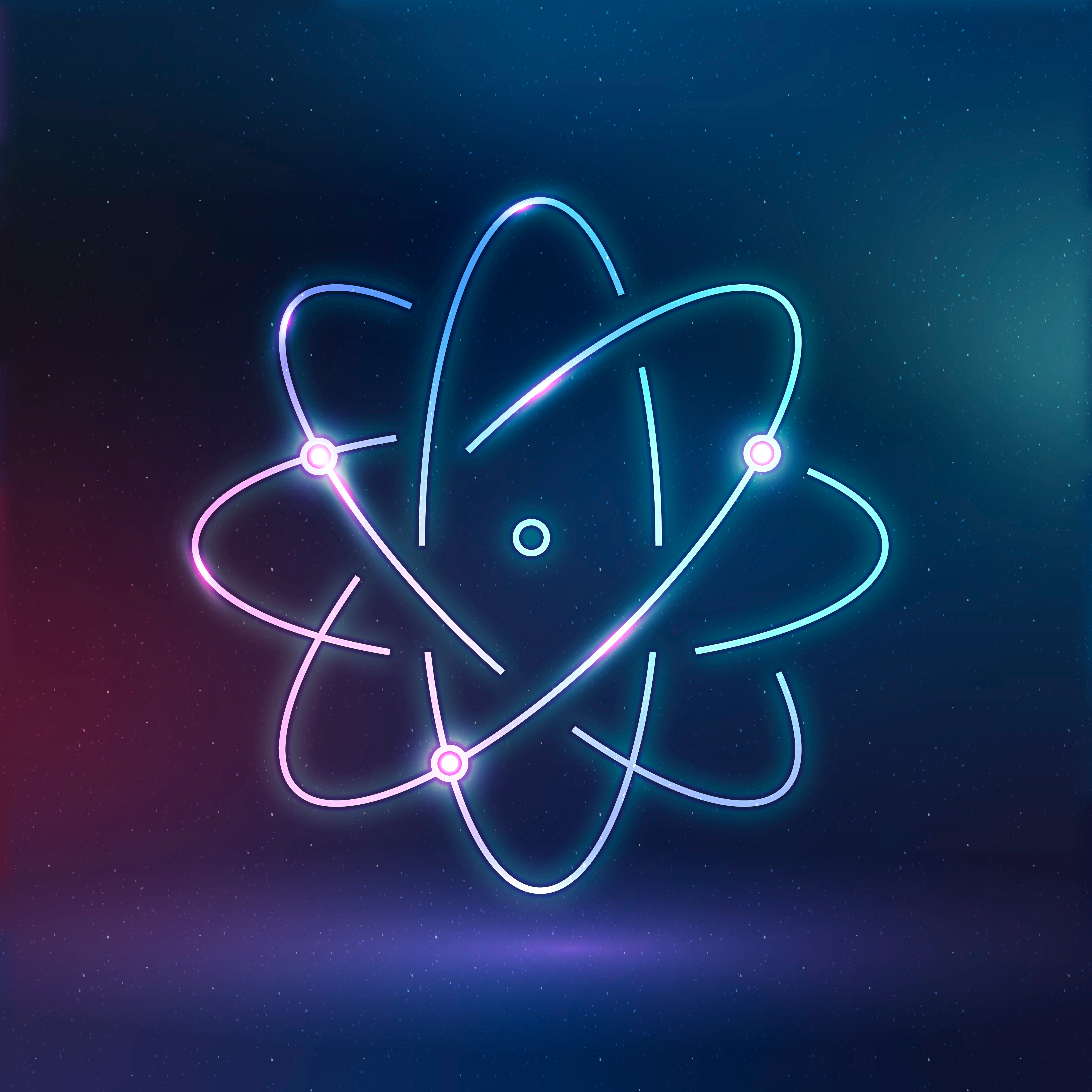 React.js Logo and Code